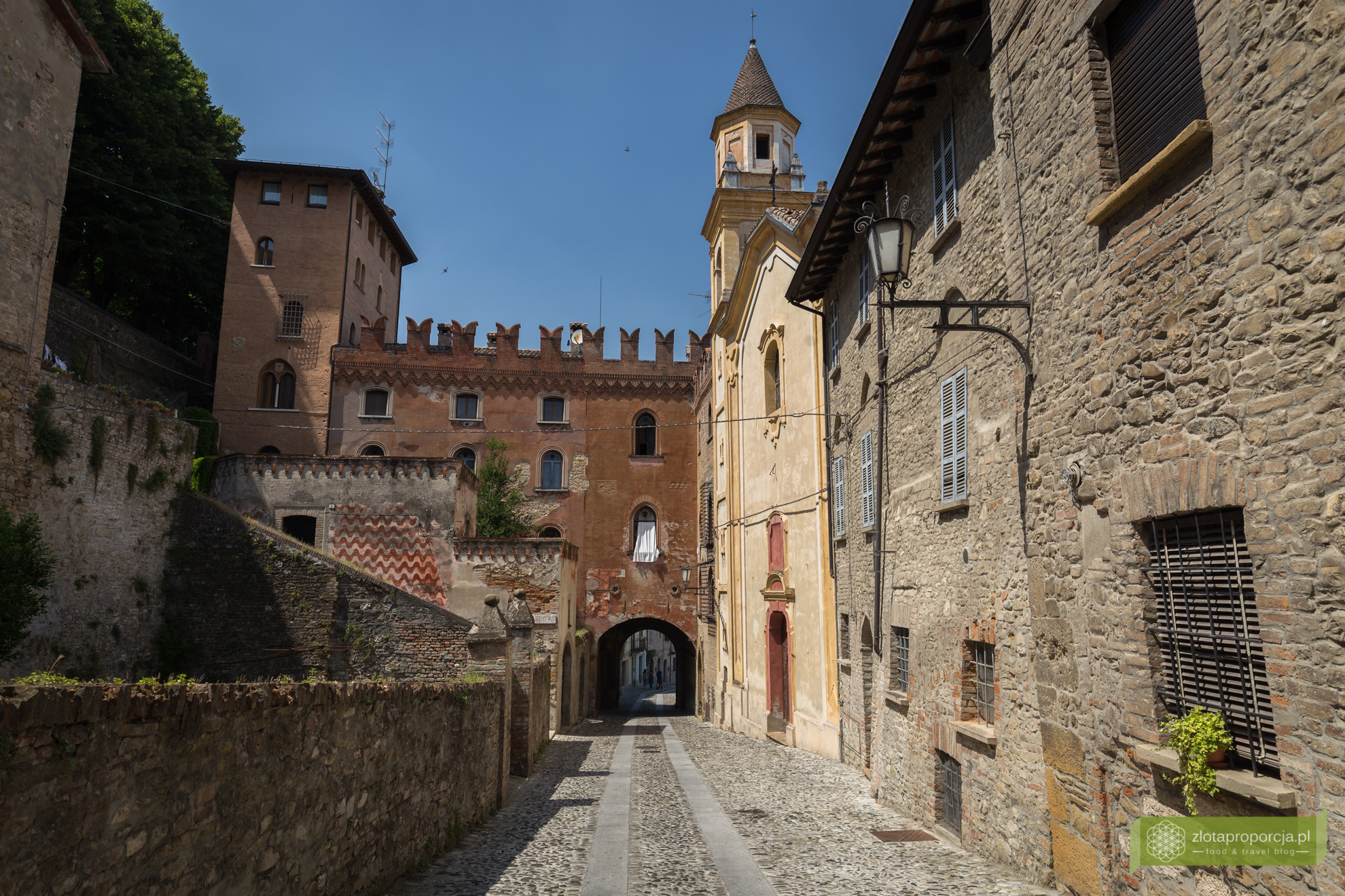 Castell'Arquato, zamki, Piacenza, Emilia Romania