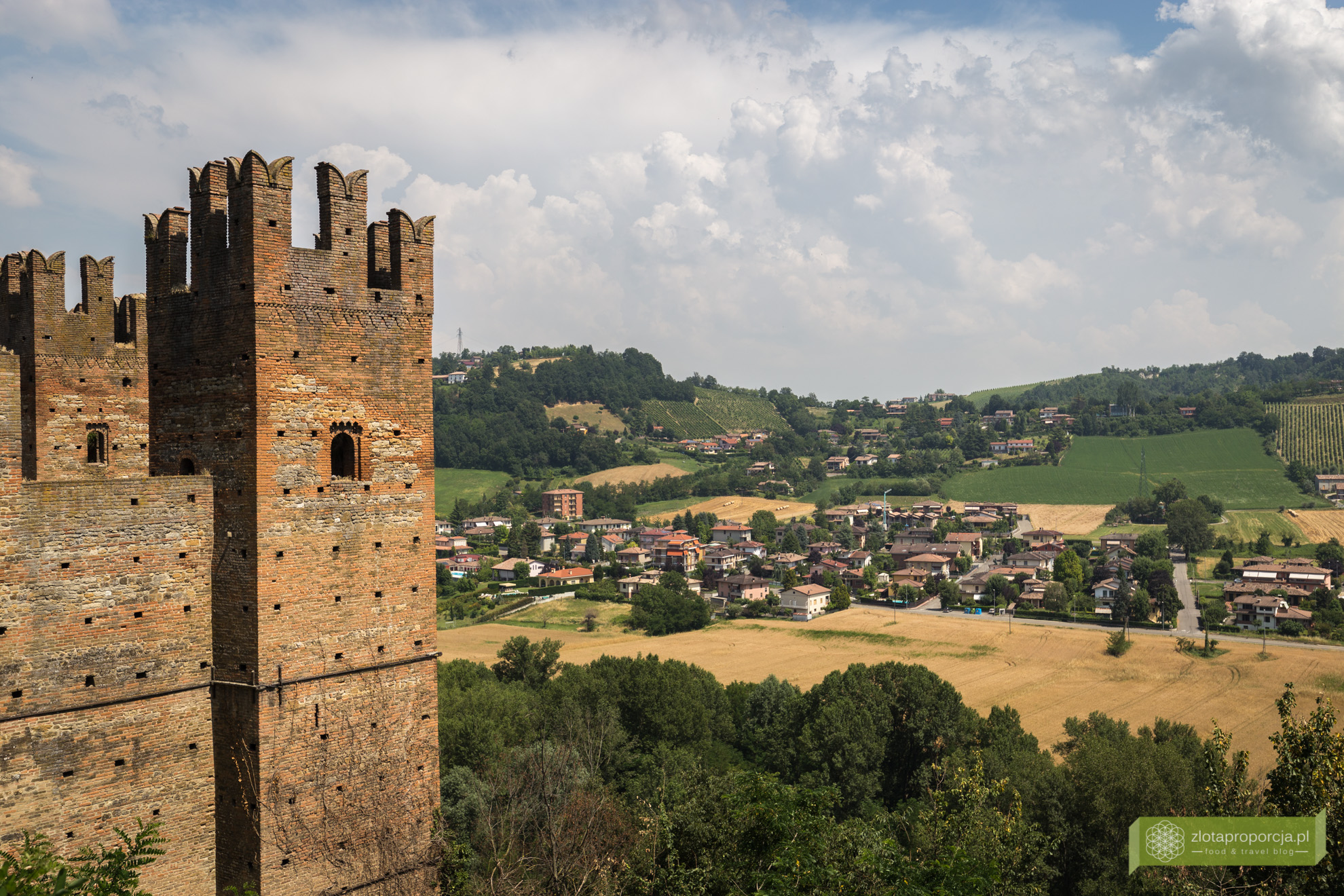 Castell'Arquato, zamki, Piacenza, Emilia Romania