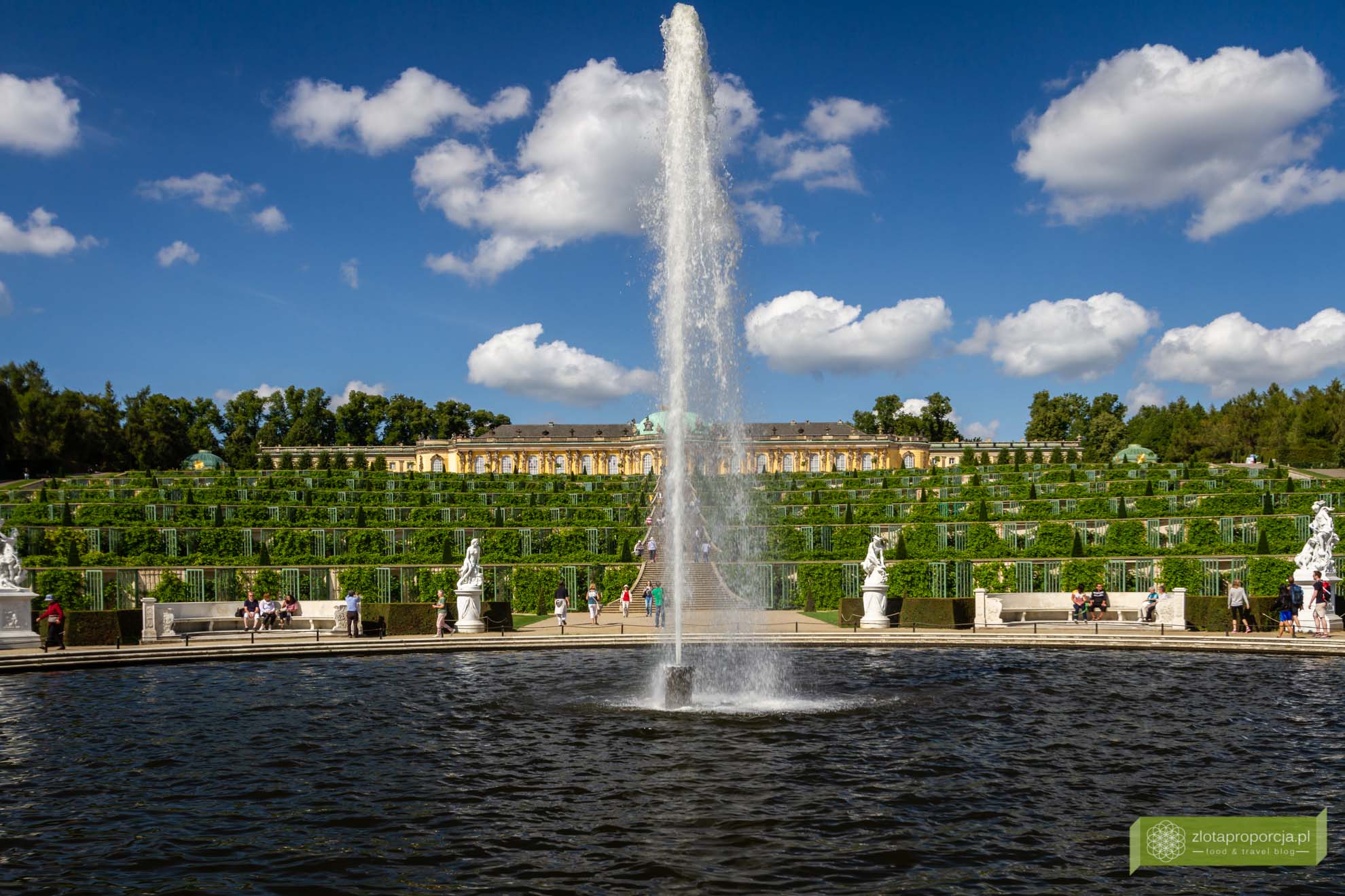 Poczdam, atrakcje Poczdamu, Brandenburgia, atrakcje Brandenburgii; Sanssouci; Poczdam Sanssouci; Park Sanssouci; Pałac Sanssouci;