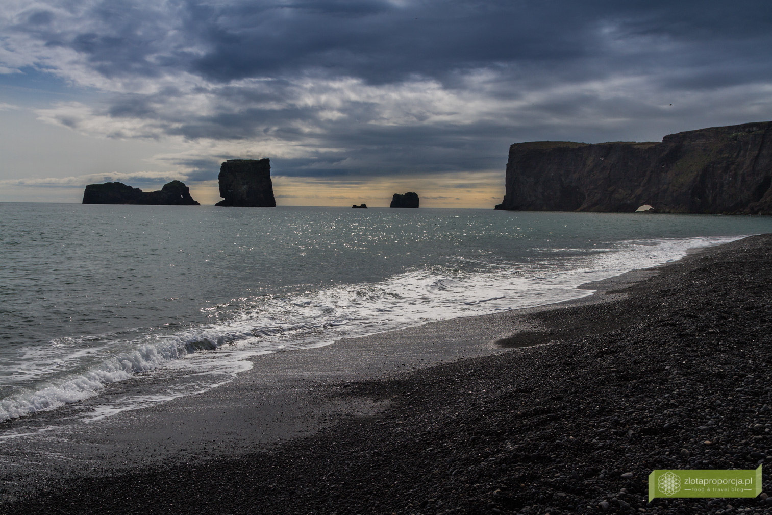 plaża Reynishverfi, czarna plaża, czarna plaża Islandia, plaże Islandii, Południowo-zachodnia Islandia, Islandia, Islandia atrakcje, Islandia ciekawe miejsca