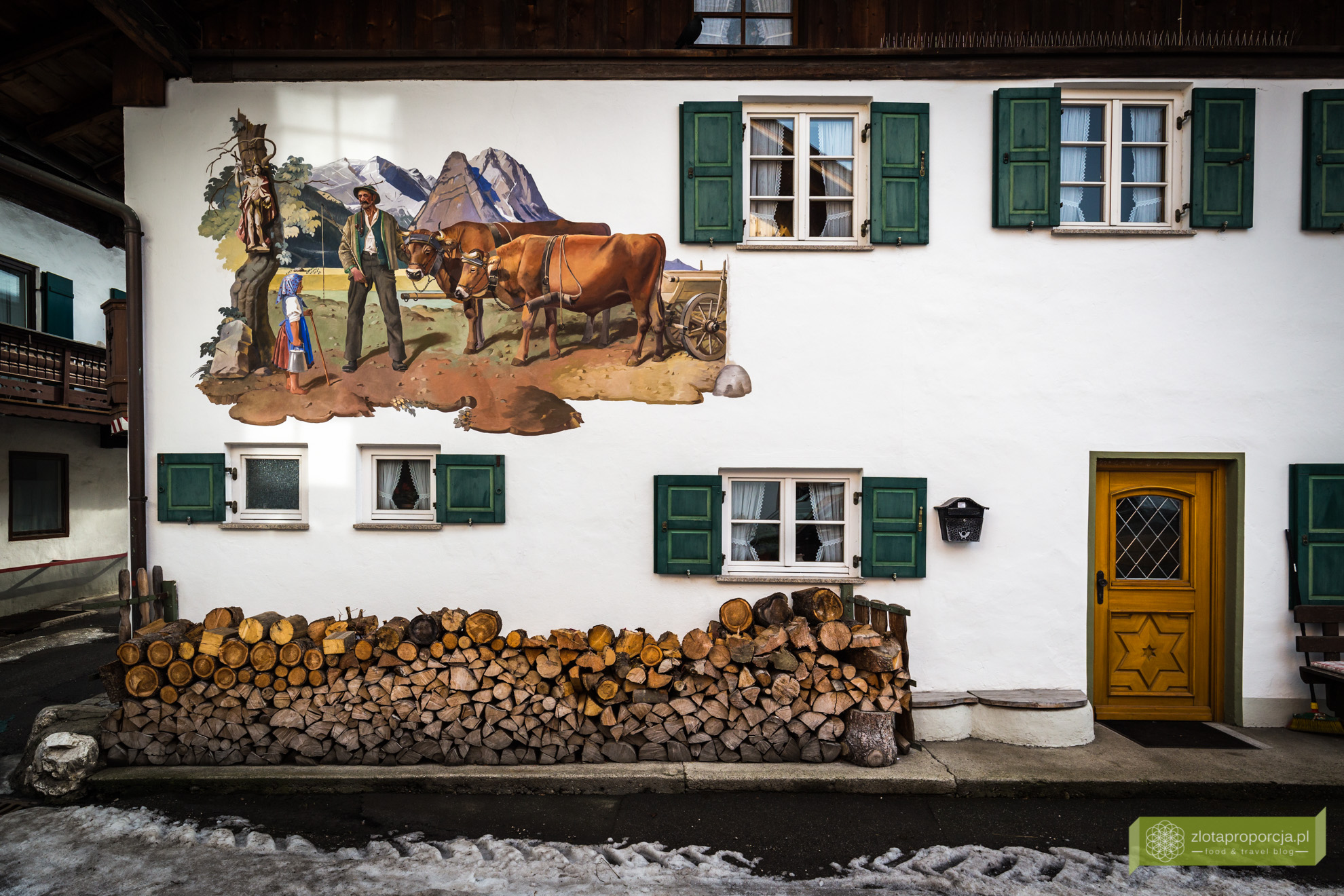Garmisch-Partenkirchen, Lüftlmalerei, Bawaria