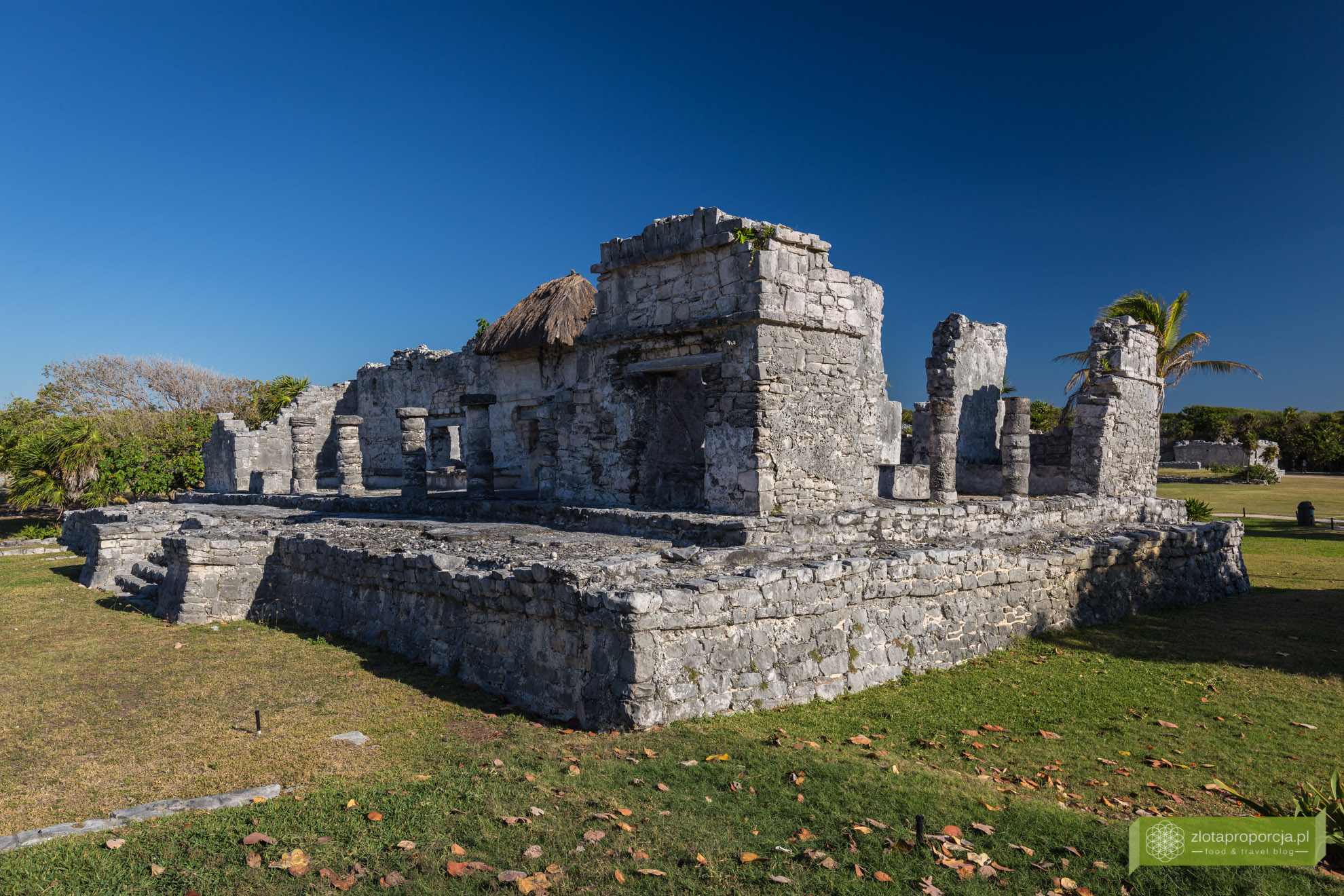 Tulum, ruiny w Tulum, Jukatan, Meksyk, ruiny Majów