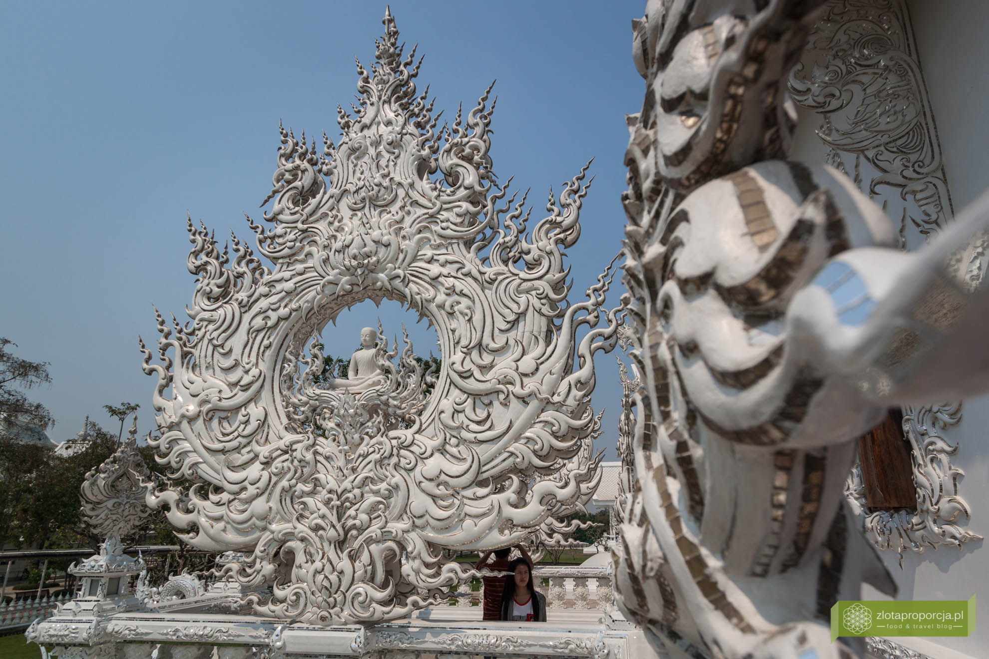 Chiang Rai, Tajlandia Biała Świątynia w Chiang Rai; Biała Świątynia Wat Rong Khun; 