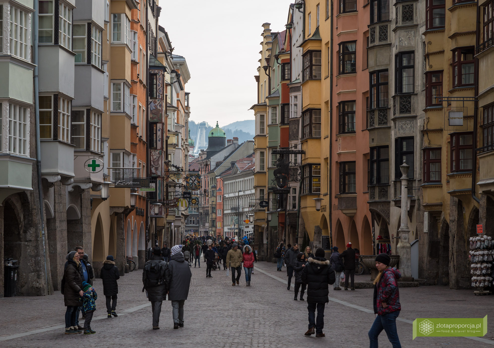 Innsbruck, Tyrol, Austria, atrakcje Innsbrucka, starówka w Innsbrucku