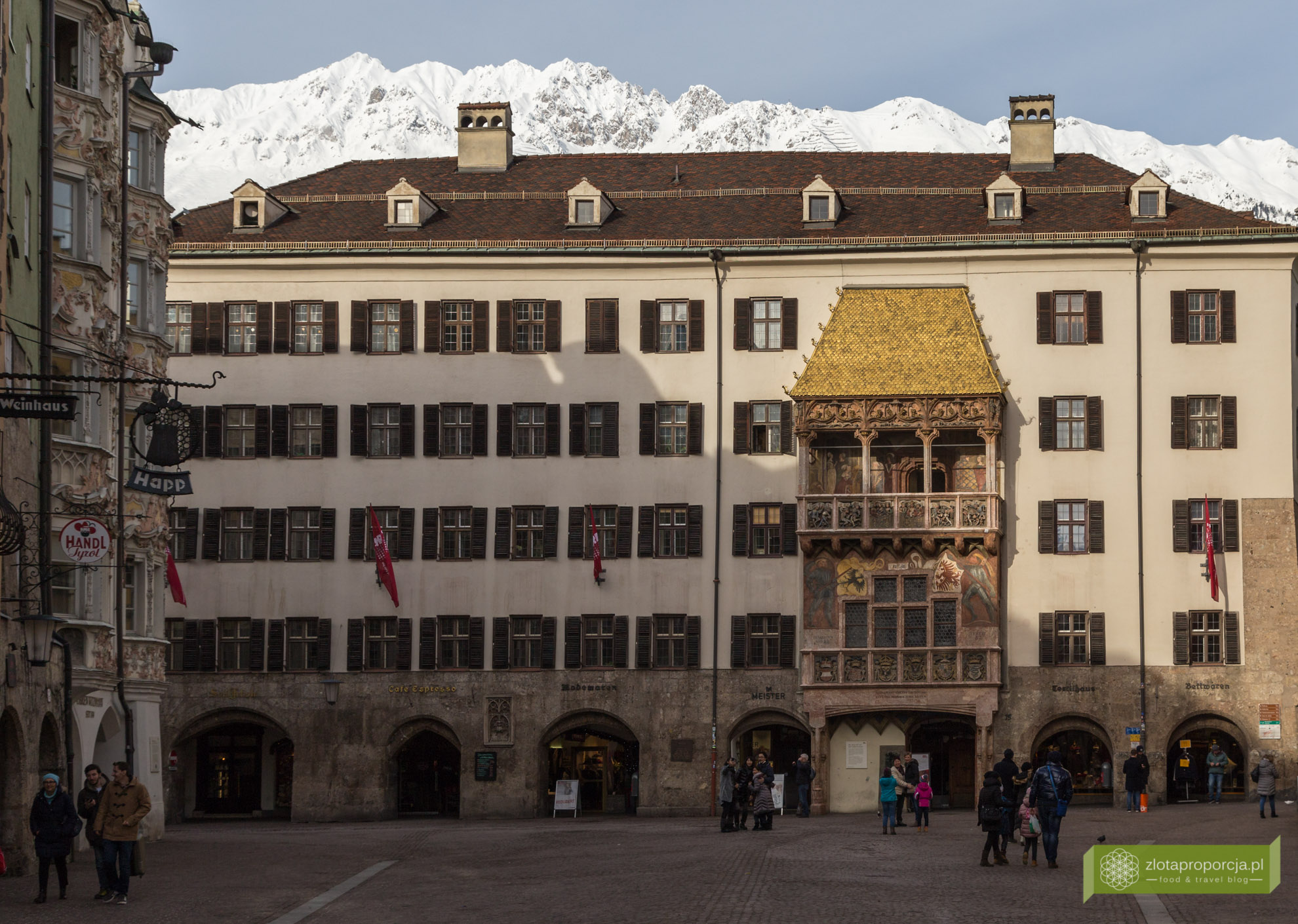 Innsbruck, Tyrol, Austria, atrakcje Innsbrucka, Goldenes Dachl