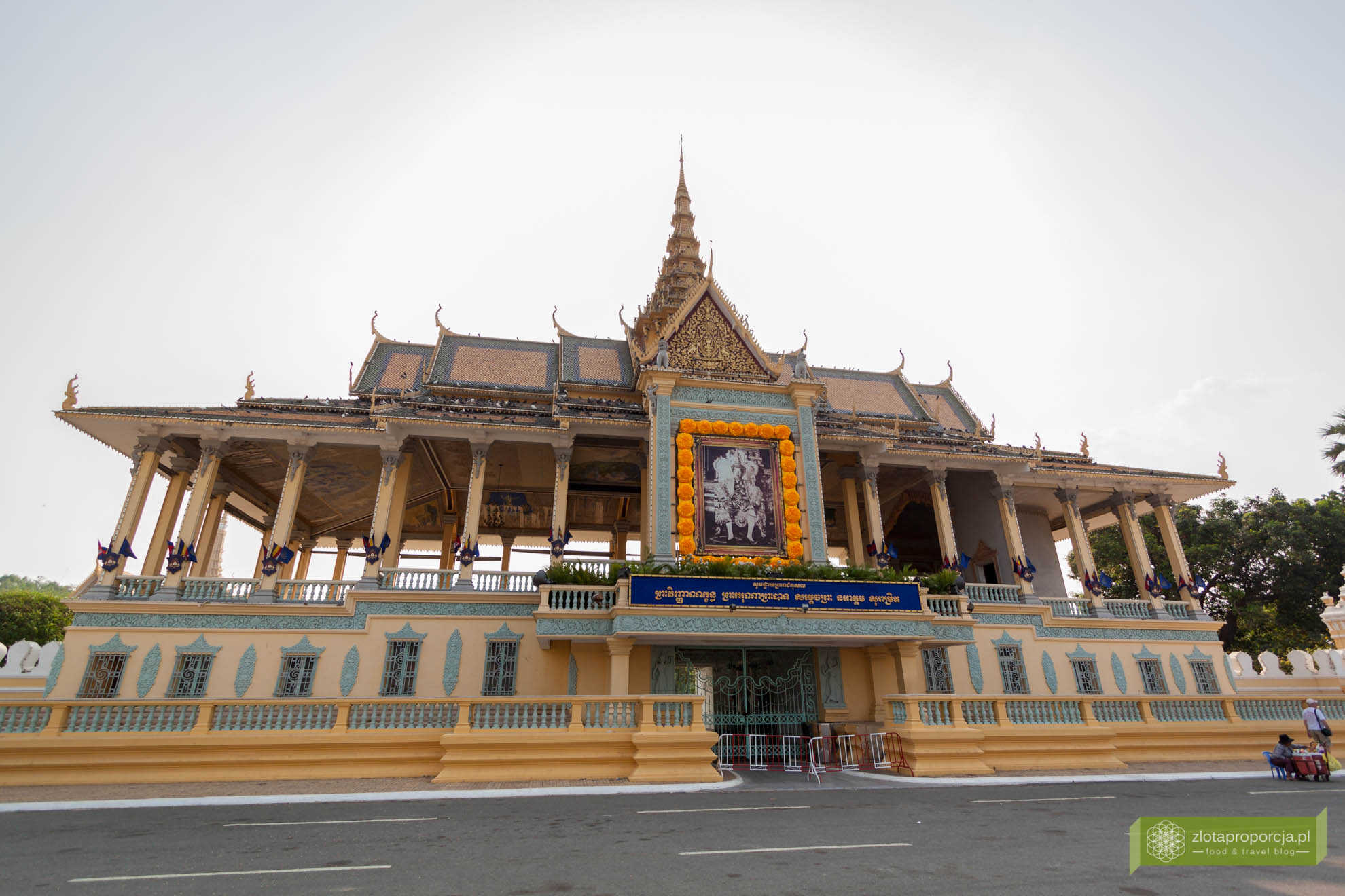 Phnom Penh, Kambodża, atrakcje Kambodży; Pałac Królewski w Phnom Penh; 