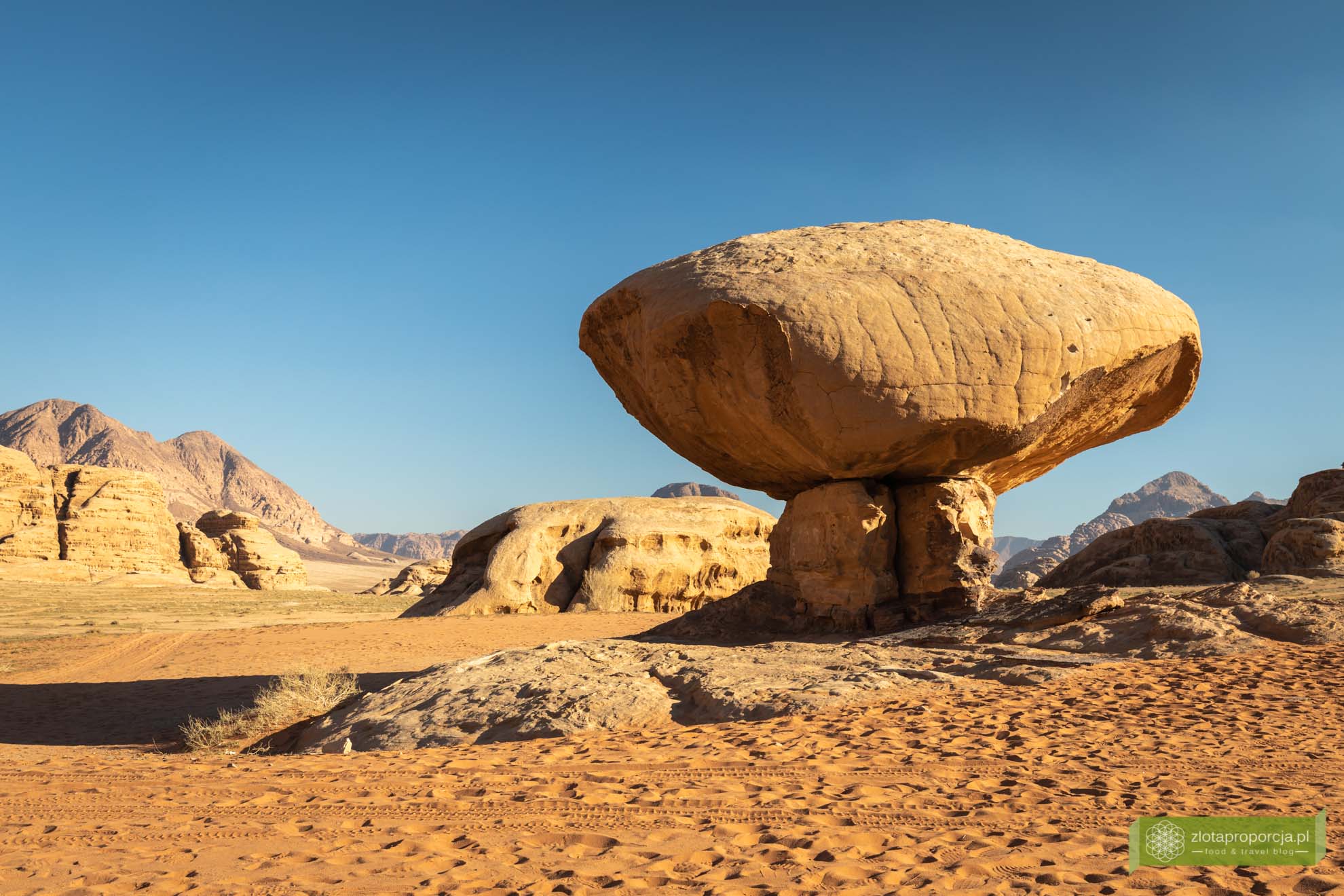 Wadi Rum, pustynia Wadi Rum, Jordania, pustynia Jordania; Wadi rum wycieczka, Wadi Rum zwiedzanie, Jordania atrakcje; Grzvb skalny, formacje skalne Wadi Rum; 