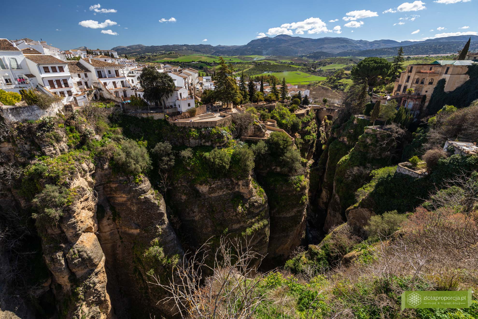Andaluzja, Hiszpania; atrakcje Andaluzji; co zobaczyć w Andaluzji; Ronda; Ronda Andaluzja; Ronda atrakcje; Ronda co zobaczyć; Ronda zwiedzanie; El Tajo; Wąwóz El Tajo;