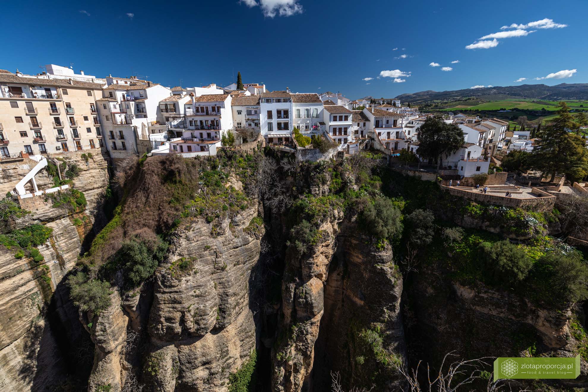 Andaluzja, Hiszpania; atrakcje Andaluzji; co zobaczyć w Andaluzji; Ronda; Ronda Andaluzja; Ronda atrakcje; Ronda co zobaczyć; Ronda zwiedzanie; El Tajo; Wąwóz El Tajo;