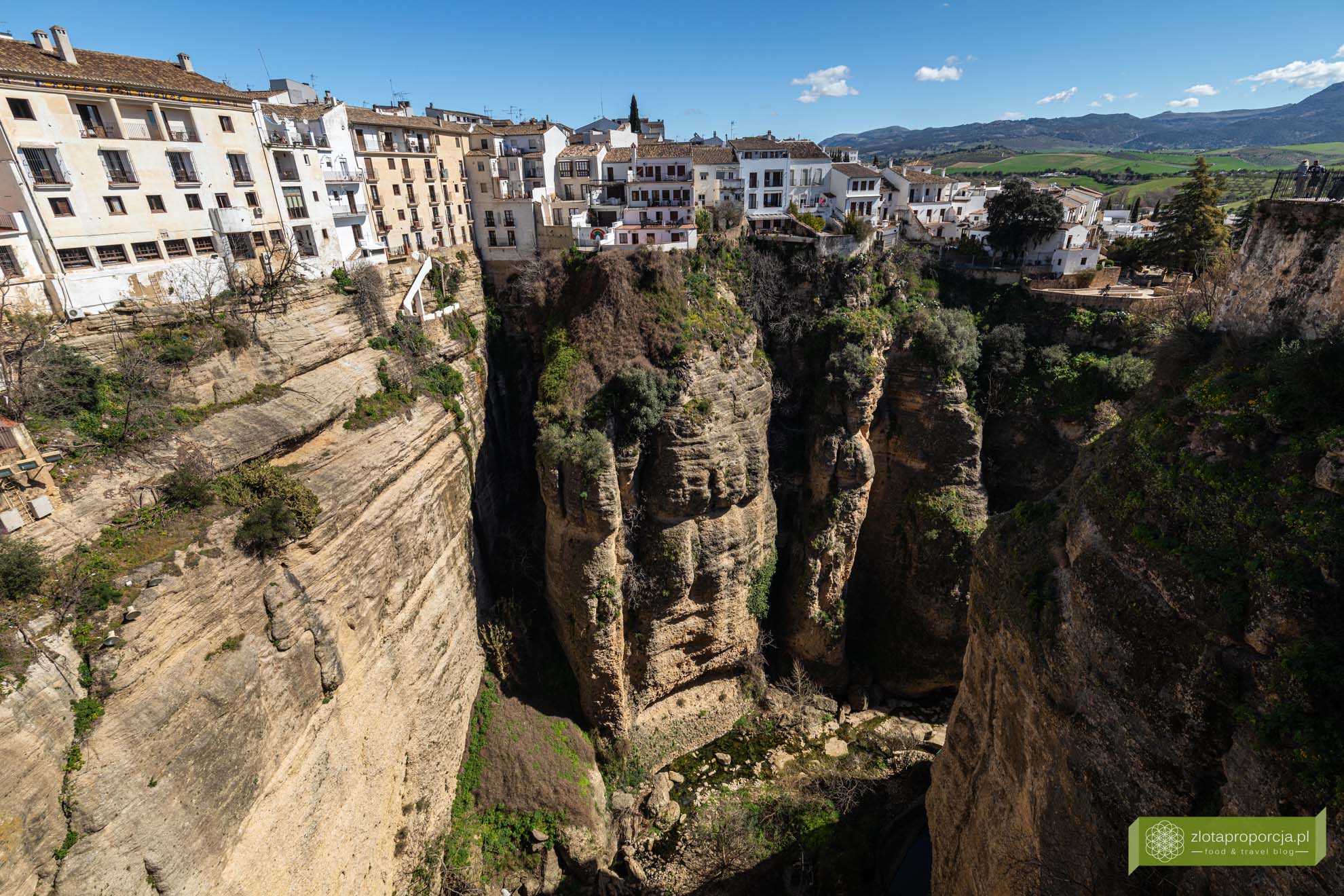 Andaluzja, Hiszpania; atrakcje Andaluzji; co zobaczyć w Andaluzji; Ronda; Ronda Andaluzja; Ronda atrakcje; Ronda co zobaczyć; Ronda zwiedzanie; El Tajo; Wąwóz El Tajo;