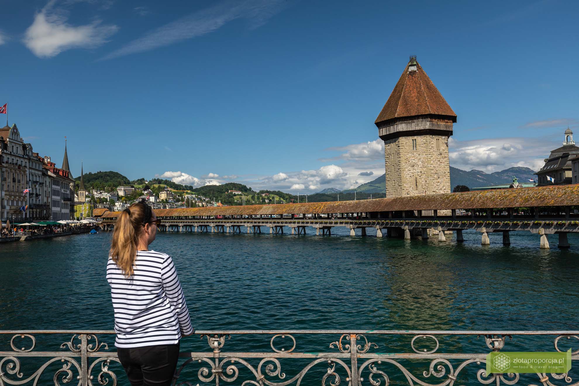 Szwajcaria; atrakcje Szwajcarii; Lucerna; atrakcje Lucerny; co zobaczyć w Lucernie; Most Kapliczny; Lucerna most; Kapellbrücke;