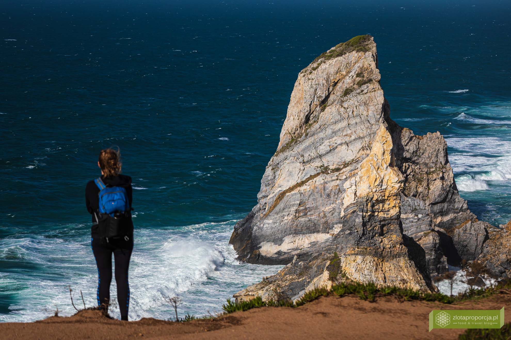 Portugalia; Cabo da Roca, okolice Lizbony; PR7 Cabo da Roca; Praia da Ursa;