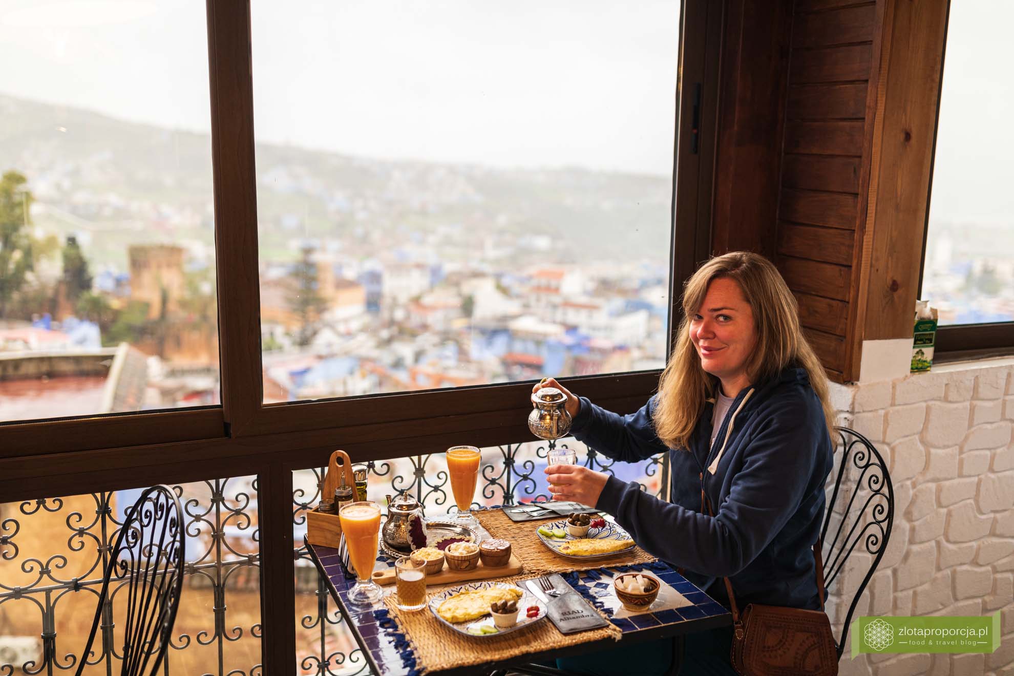 Maroko; Góry Rif; Szafszawan; niebieskie miasto Maroko; Rif; Chefchaouen; Szafszawan riad; Szafszawan riad Alhambra;