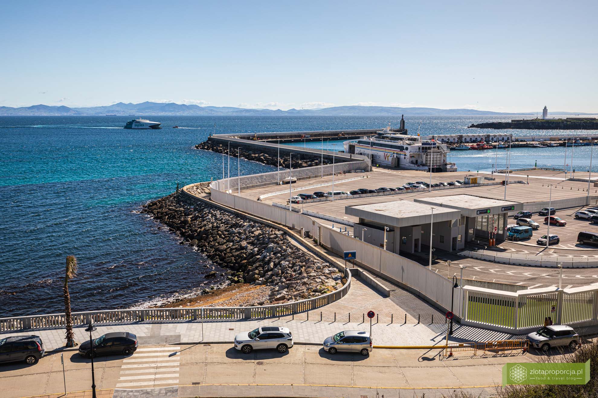 Hiszpania; Andaluzja; Tarifa; port Tarifa; prom Tarifa Tanger; prom z Tarify do Tangeru; prom z Hiszpanii do Maroka;
